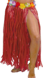 SPÓDNICA HAWAJSKA CZERWONA