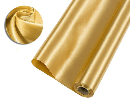 SATYNA GŁADKA ZŁOTA 0,36 x 9 m