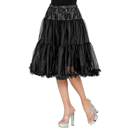 GONNA/SOTTOGONNA IN TULLE NERA 65 cm