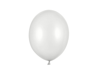 BALONY STRONG 27 CM METALIK SREBRNY 50 SZT