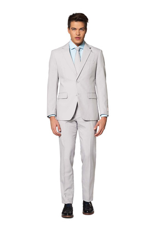 GARNITUR MĘSKI JASNY SZARY OPPOSUITS 