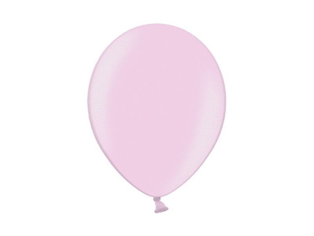 BALONY STRONG 30 CM METALIK CUKIERKOWY RÓŻ 10 SZT