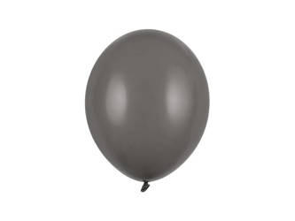BALONY PASTEL SZARY 27 CM 10 SZT