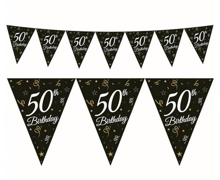 GIRLANDA PAPIEROWA 50TH BIRTDAY