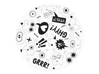 KOLOROWANKA Z KREDKAMI POTWORKI