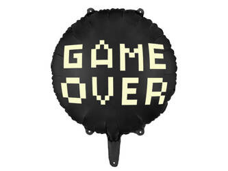 BALON FOLIOWY GAME OVER GRACZ 45 CM