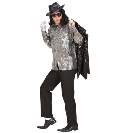 "KING OF POP" (sequin shirt)