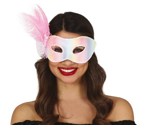 MASECZKA Z PIÓRKAMI WENECKA RÓŻOWA