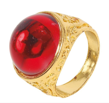 PIERŚCIONEK Z RUBINEM