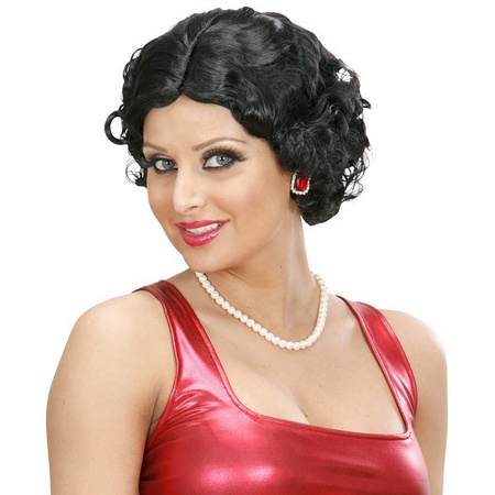 PERUKA BETTY RETRO CZARNA