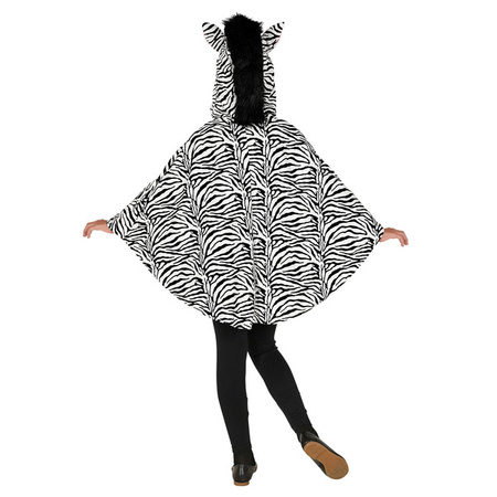 ZEBRA (poncho con cappuccio)