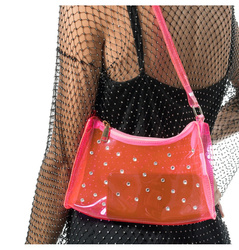 TOREBKA RÓŻOWA Z KRYSZTAŁKAMI