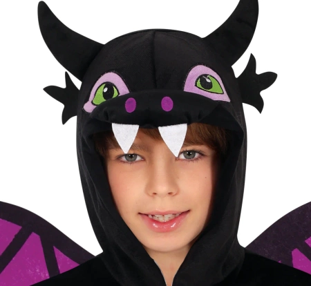 STRÓJ DZIECIĘCY CZARNY SMOK 