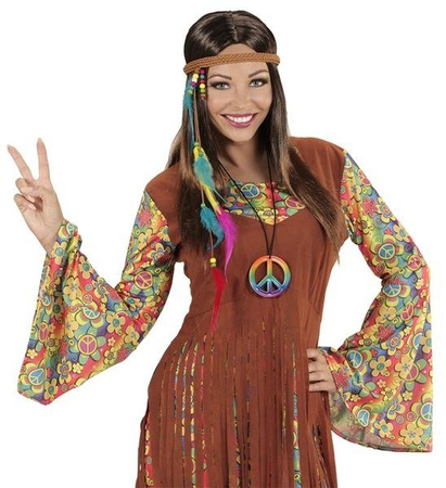 OPASKA HIPPIE Z PIÓRKAMI