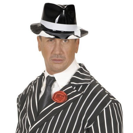 KAPELUSZ GANGSTERA CZARNY