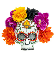 MASKA LOS MUERTOS KOLOROWE KWIATKI