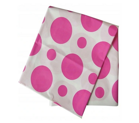 ORBUS FOLIOWY W KROPKI RÓŻOWE 100 X 130 CM
