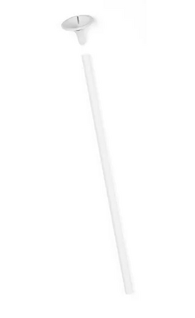 OPAKOWANIE 100 SZT 30 CM PATYCZKI DO BALONÓW BIAŁE