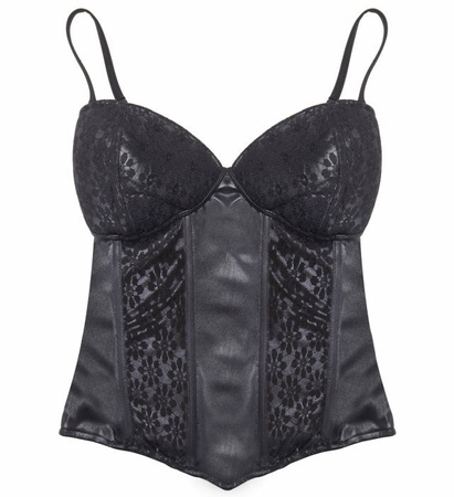 Pk 4 "BLACK LACE CORSET"