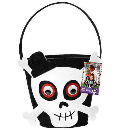 KOSZYK NA SŁODYCZE CZASZKA