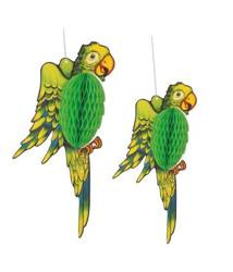 DEKORACJA PAPUGI 2 SZT.