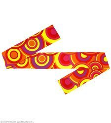 OPASKA LATA 70' BĄBELKI POMARAŃCZOWE