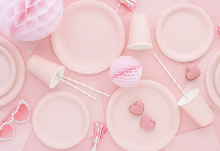 SERWETKI PAPIEROWE JASNORÓŻOWE 33 X 33 CM 20 SZT