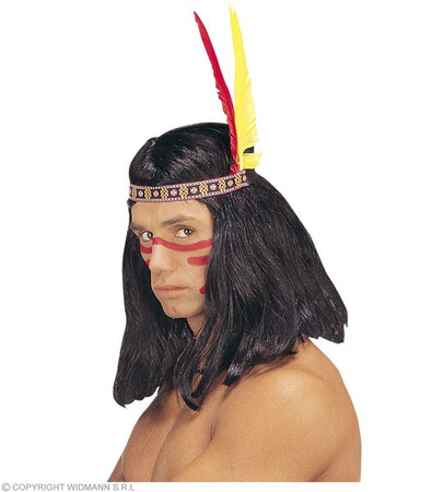 OPASKA INDIANINA Z PIÓRAMI