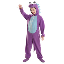 STRÓJ KOMBINEZON FIOLETOWY SMOK