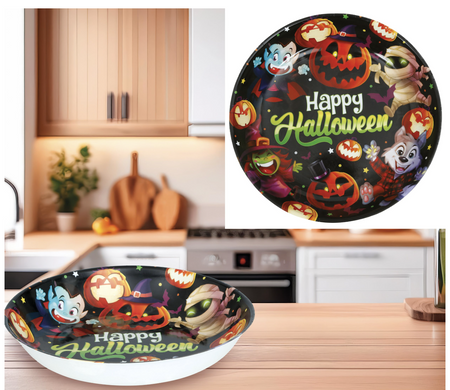 DEKORACJA MISKA MAŁE POTWORY HALLOWEENOWA 32 CM