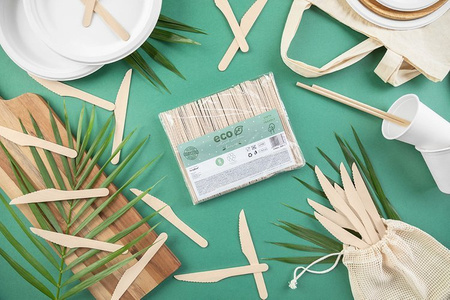 DREWNIANE NOŻE 16,5 CM 100 SZT.