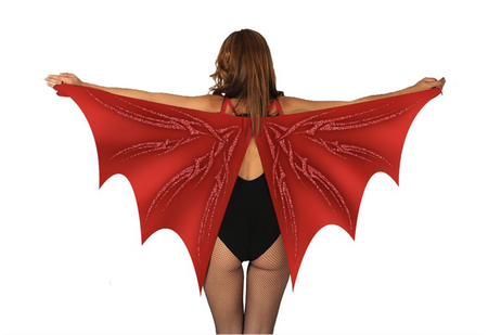 CZERWONE SKRZYDŁA NIETOPERZA 170X80 CM