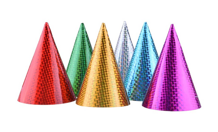 CZAPECZKA HOLOGRAFICZNA 16 CM URODZINOWA