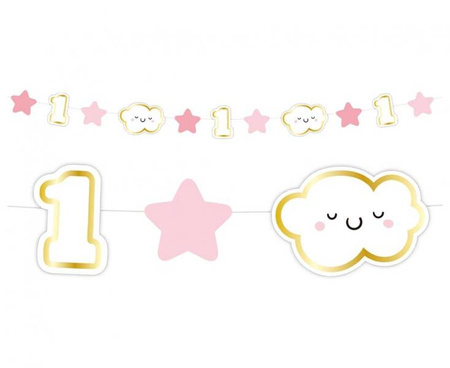 GIRLANDA PAPIEROWA NA ROCZEK 120 CM