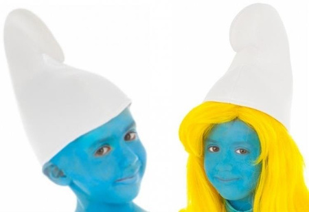 CZAPKA SMERFA BIAŁA