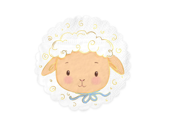 SERWETKI PAPIEROWE BARANEK 11X16,5 CM 10 SZT. WIELKANOC