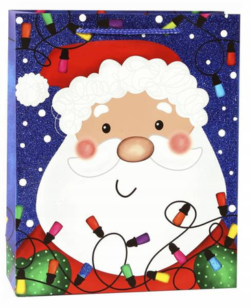 TOREBKA NA PREZENTY MIKOŁAJ 42x32x12cm