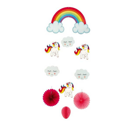 Dekoracja jednorozce 40 x 72 cm