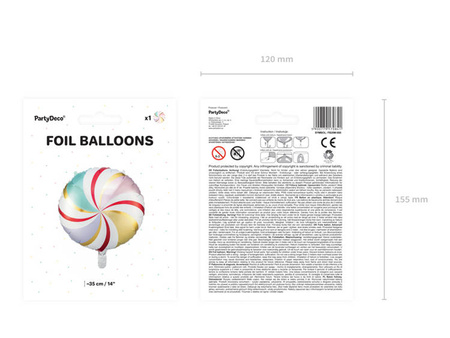 BALON FOLIOWY 35 CM CUKIEREK