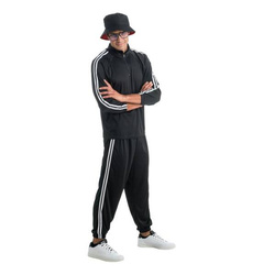 STRÓJ MĘSKI DRES CZARNY LAMPAS