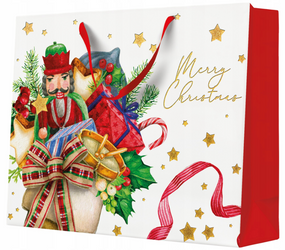 TORBA PREZENTOWA DZIADEK DO ORZECHÓW PREZENTY 54 X 44 X 16 CM