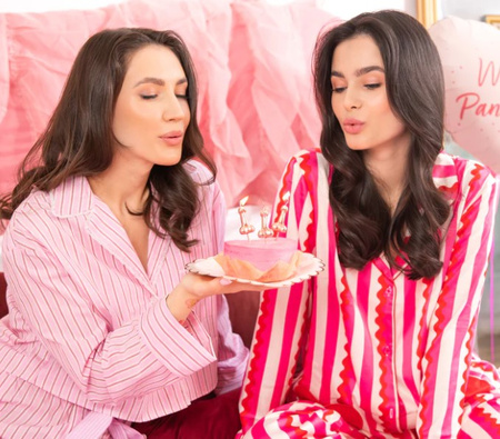 ŚWIECZKI PENISKI RÓŻOWE ZŁOTO 5 SZT