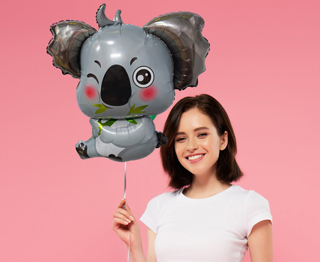BALON FOLIOWY MIŚ KOALA 66X65 CM