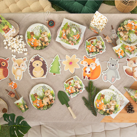 GIRLANDA LEŚNI PRZYJACIELE 200X18 CM