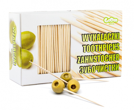 WYKAŁACZKI DREWNIANE 1000 SZT 6.5 CM 