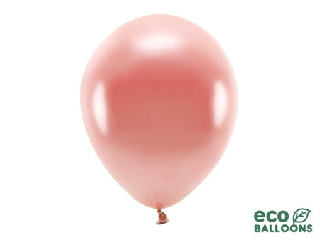 BALONY ECO 30 CM RÓŻOWE ZŁOTO 100 SZT.
