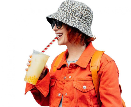 PAPIEROWE SŁOMKI GRUBE 100 SZT. MIX KOLORÓW