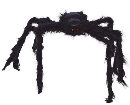 CZARNY PAJĄK 150 CM