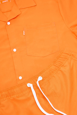 ZESTAW LETNI MĘSKI POMARAŃCZOWY OPPOSUITS