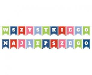 GIRLANDA WSZYSTKIEGO NAJLEPSZEGO FLAGI 2 X 400 CM